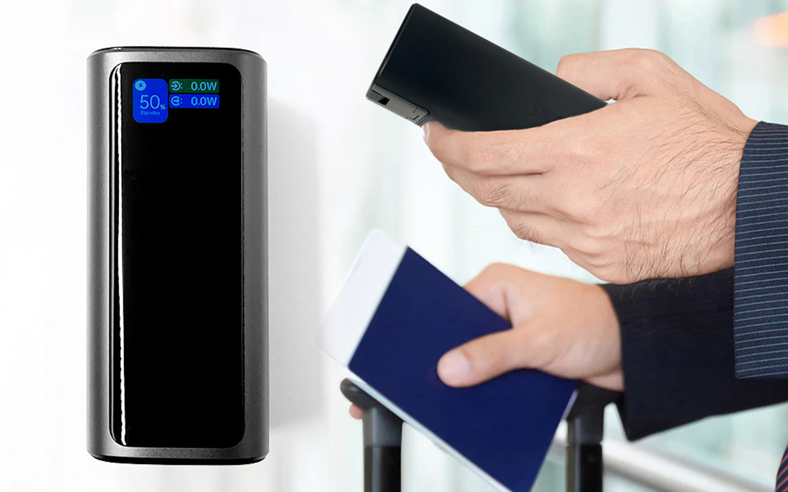 20000mAh power bank in flight